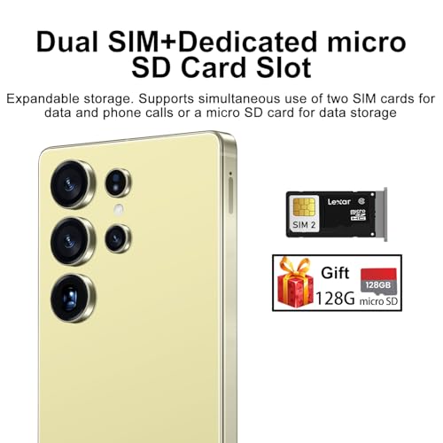 X25 Ultra 5G Cell Phone, Unlocked Android Smart Phone, 8+256GB+128GB Unlocked Android Phone