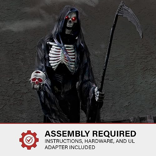 Haunted Hill Farm Motion-Activated 7.5-Ft. Tall Smoldering Ghoul