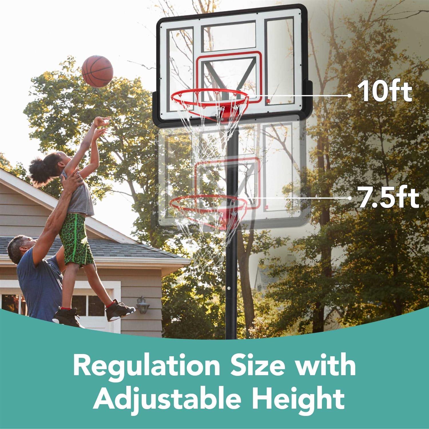 Best Choice Products Adjustable Regulation-Size Basketball Hoop - Sports Supplies Online Store
