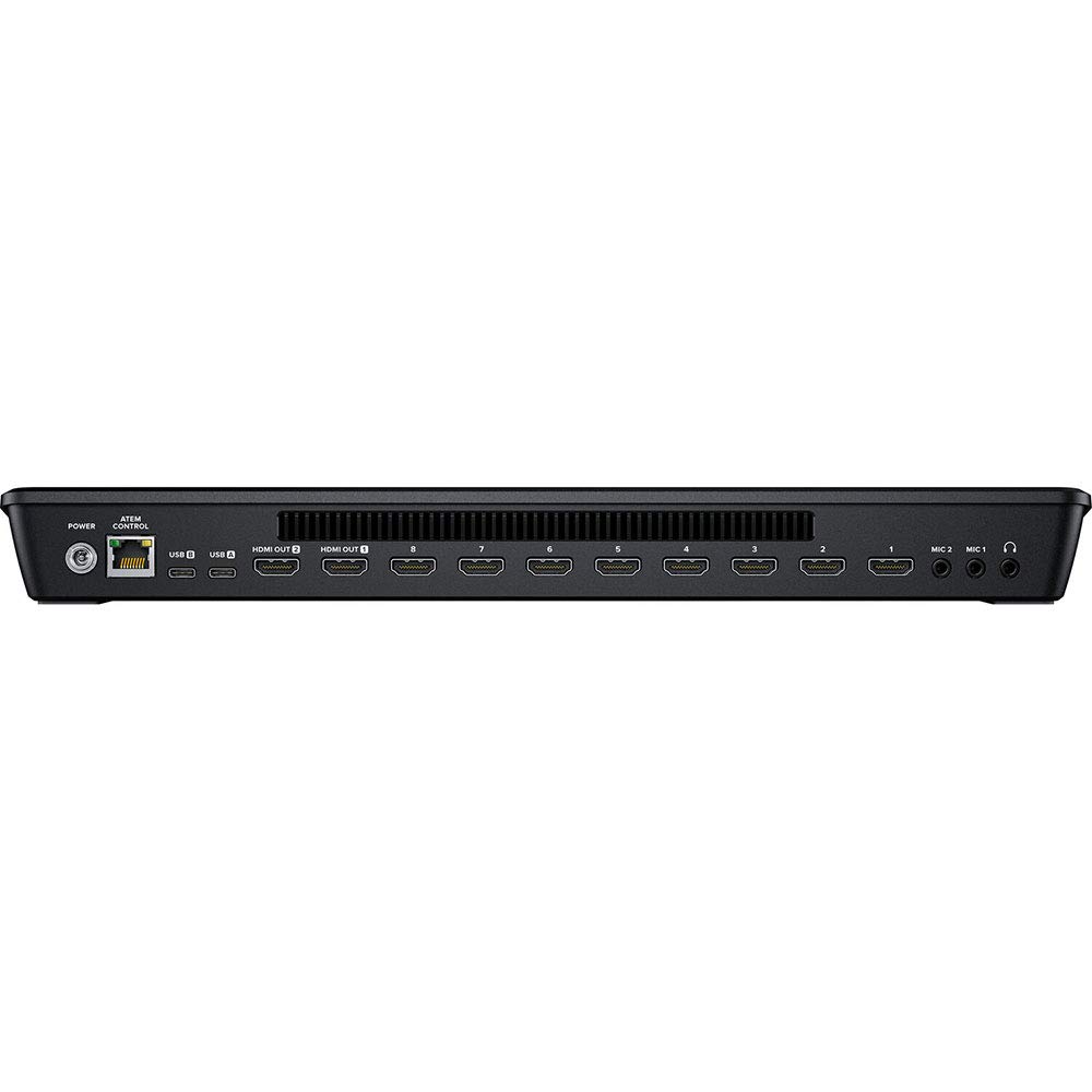 Blackmagic Design ATEM Mini Extreme ISO Bundle with HDMI Cable with Ethernet & 10-Pack Straps