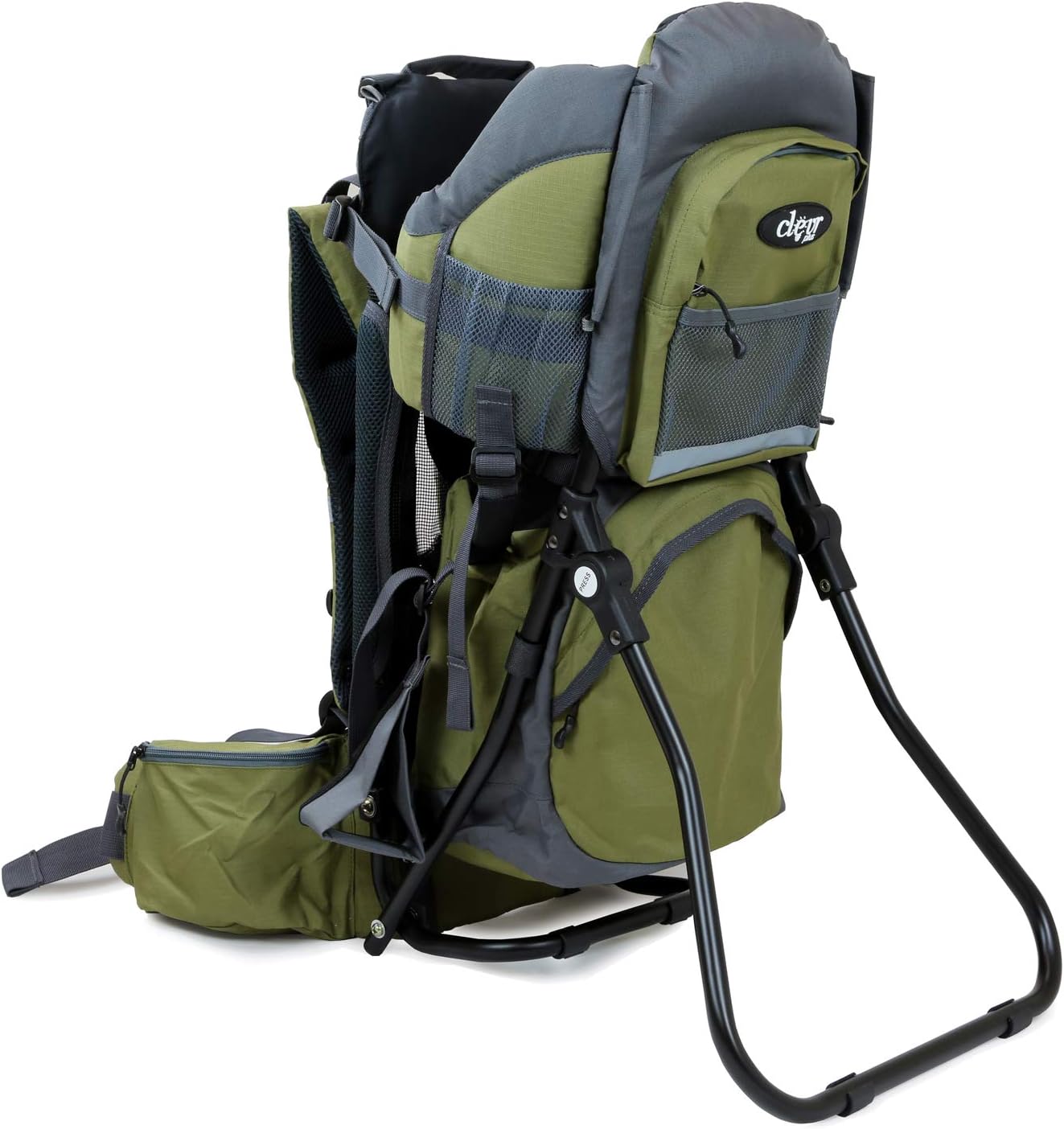ClevrPlus  Baby Backpack Hiking Child Carrier with Stand and Sun Shade Visor Child Kid Toddler | 1 Year Limited Warranty