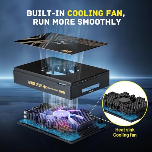 Kinhank Super Console X5 PRO Retro Gaming Console with 16000+Games, Android 12.0 OS, RockChip RK3588S, Emulator Console, 8K UHD Output,WI-FI 6,BT 5.0