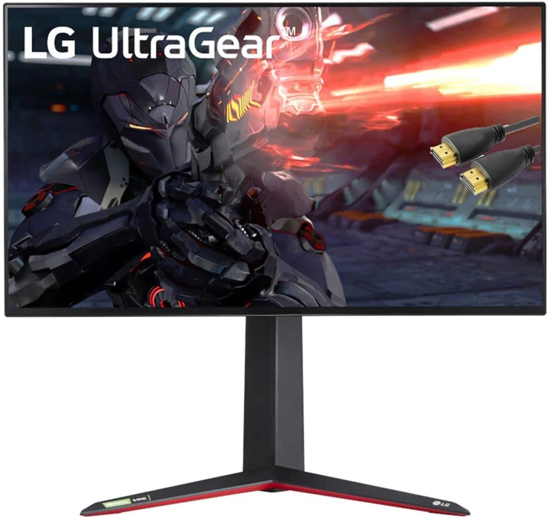 LG 27 Inch UHD (3840 x 2160) Nano IPS Display, AMD FreeSync, Ultragear Gaming Monitor, 1ms Response Time, 144Hz Refresh Rate