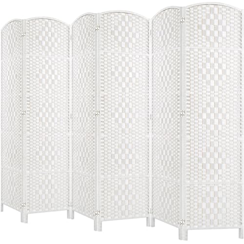 Room Divider, Room Dividers and Folding Privacy Screens, 16in Privacy Screen, 6 Panel Temporary Wall Partitions, 6ft Space Separation Panel Screen