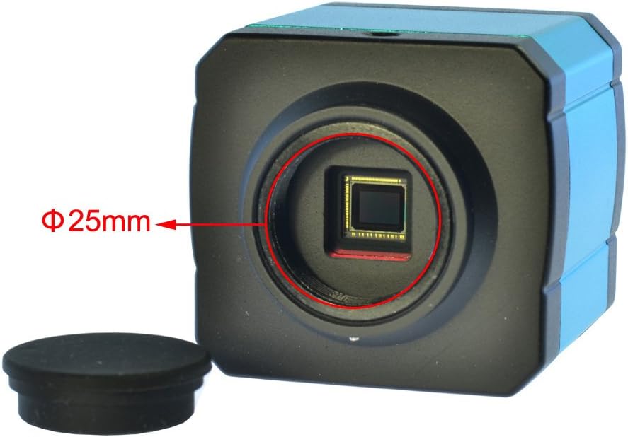 HAYEAR Full Set 14MP Industrial Digital Microscope Camera HDMI USB Outputs+180X C-Mount Lens+8 HD LCD Monitor+60 LED Illumination Light Lamp