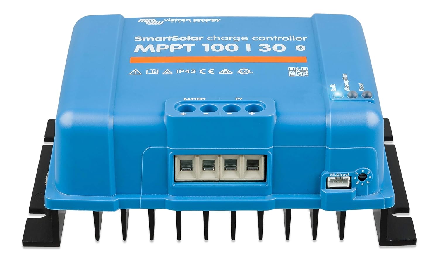 Victron Energy SmartSolar MPPT 100V 30 amp 12/24-Volt Solar Charge Controller (Bluetooth)