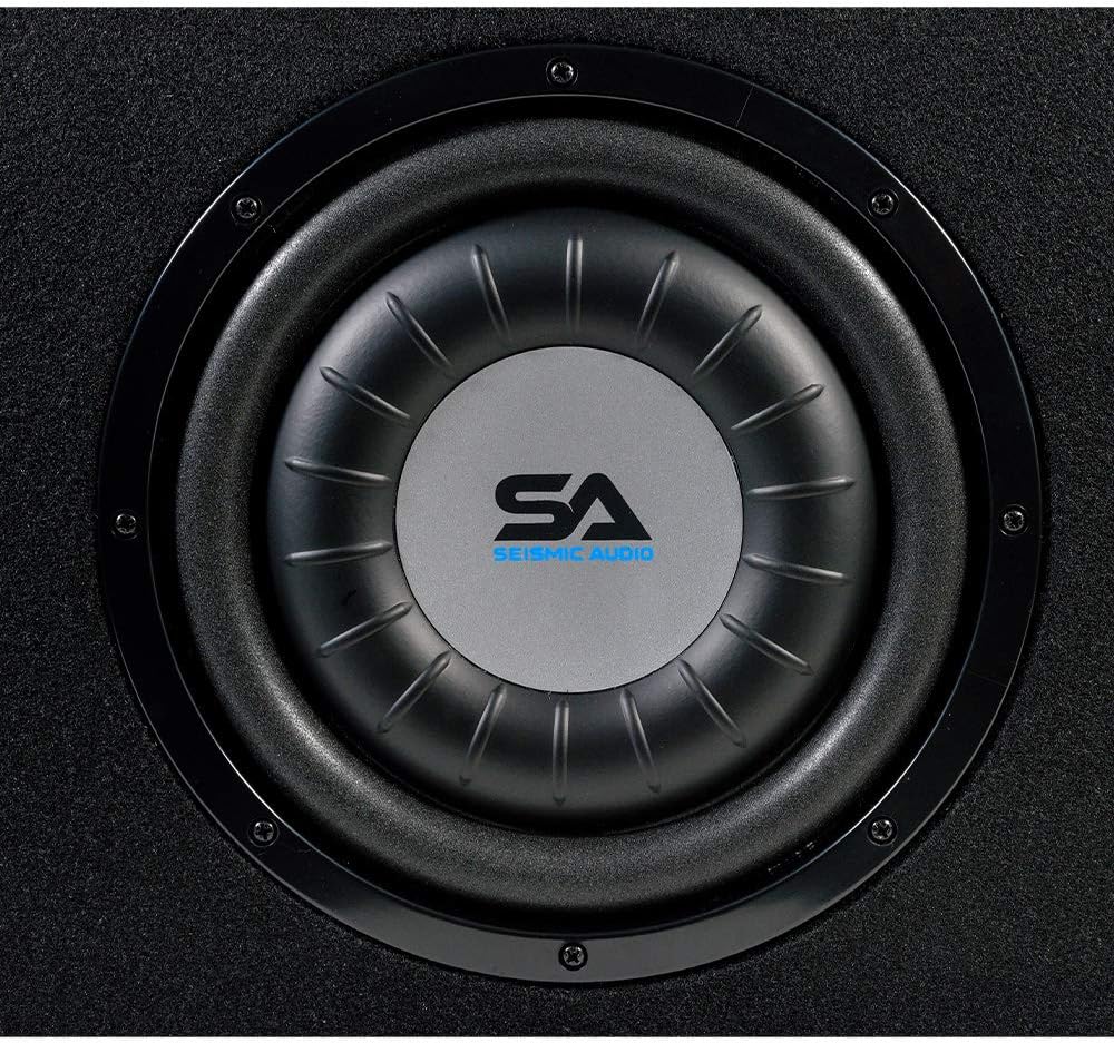 Seismic Audio - SA-SCE08-8 Inch 400 Watt Slim Shallow Mount Car Truck Audio Subwoofer Enclosure