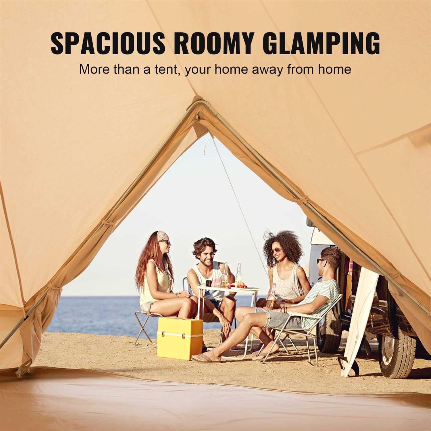 VEVOR Camping Mongolian Tent - Sports Supplies Online Store