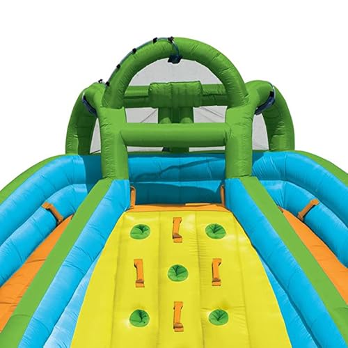 Little Tikes Rocky Mountain River Race Inflatable Slide Bouncer Multicolor, 161.00''L x 169.00''W x 103.00''