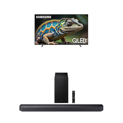 Samsung 43-Inch Class QLED 4K Q60D Series Quantum HDR Smart TV w/Object Tracking Sound Lite, Motion Xcelerator, Slim Design, Gaming Hub
