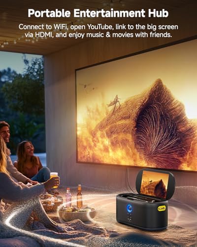 Ikarao Smart Karaoke Machine for Adults - with Lyrics Display, 32GB Karaoke Tablet, 2 Wireless Mics, Professional Karaoke System, 300W Peak Power