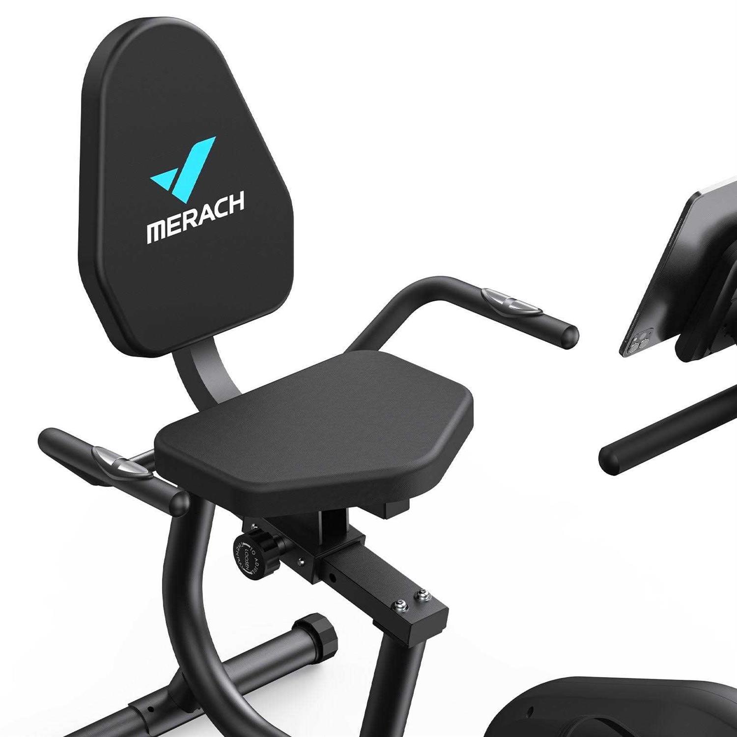 MERACH S08 Recumbent Exercise Bike Smart Bluetooth Low Impact Bike For Home - Sports Supplies Online Store