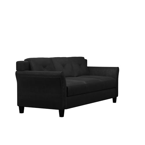 Lifestyle Solutions Harrington Loveseat, Black