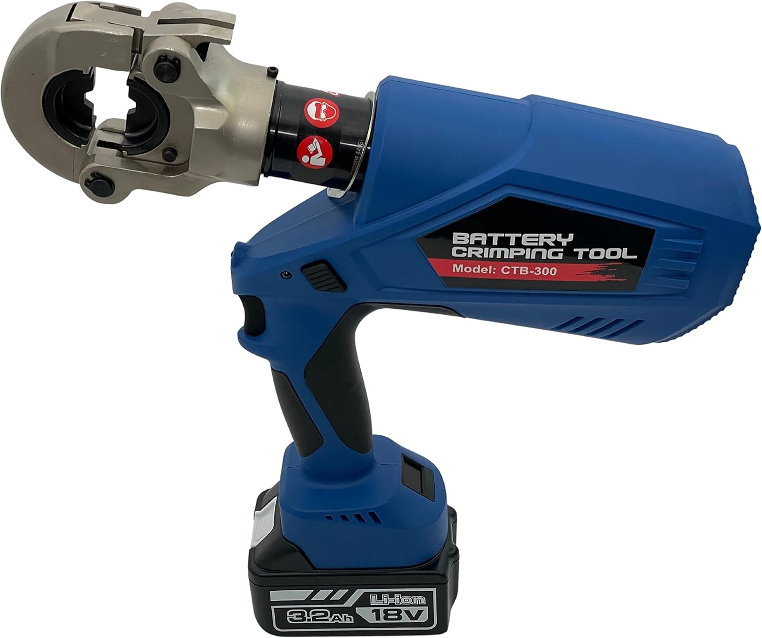 Canatools Battery Powered 6-Ton Crimper Cordless Hydraulic Crimping Tool Powerful Cable Crimper pressure sensor 350 degree head rotation 11 Pairs of