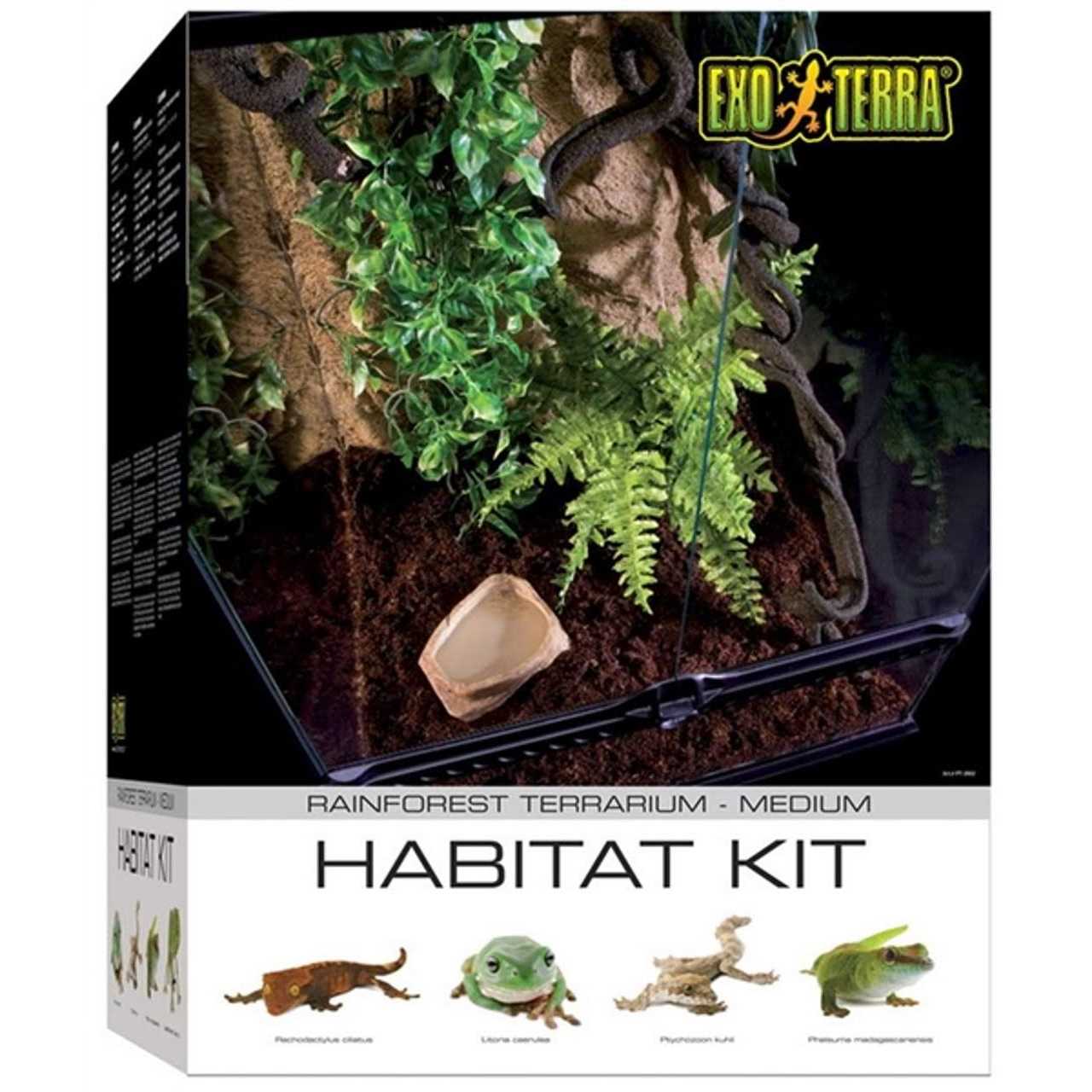 Exo Terra Rainforest Habitat Kit - Pet Supplies online store