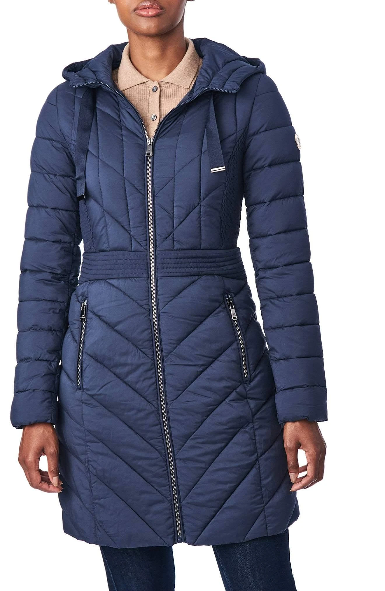 Bernardo Hooded Packable Puffer Coat - Deep Ocean - Avayadevconnect