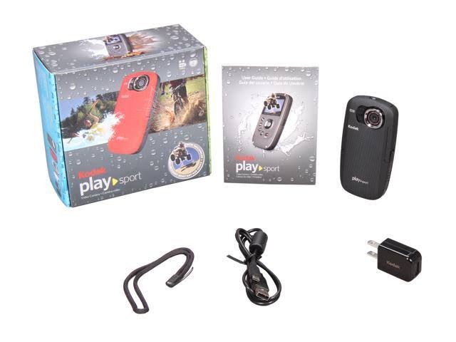 Kodak PLAYSPORT Zx5 5.0 MP Camcorder - 1080p - Black