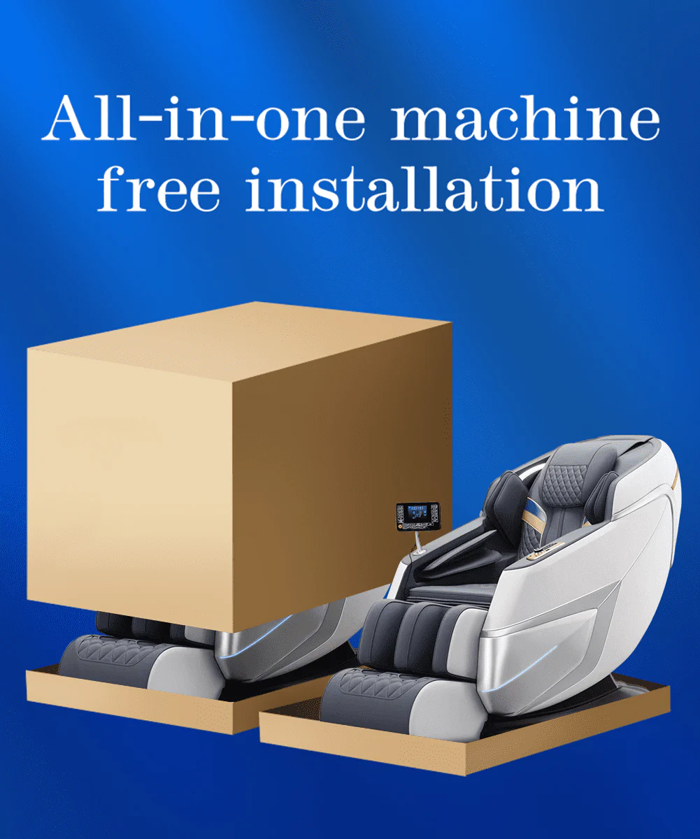 UPGO 2024 4D Massage Chair with Voice Control, 57 SL Track, Quick Access Button