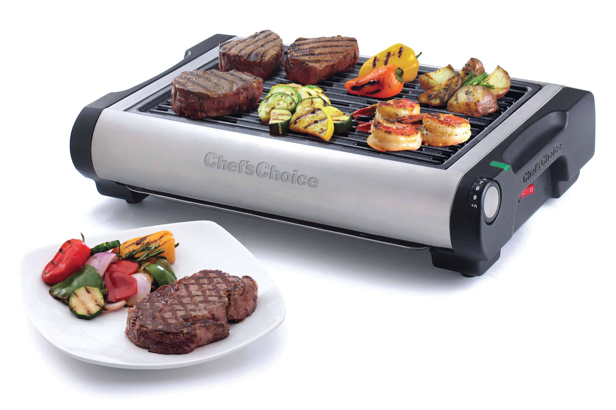 Chef&s Choice 880 Cast Iron Professional Electric Indoor Grill
