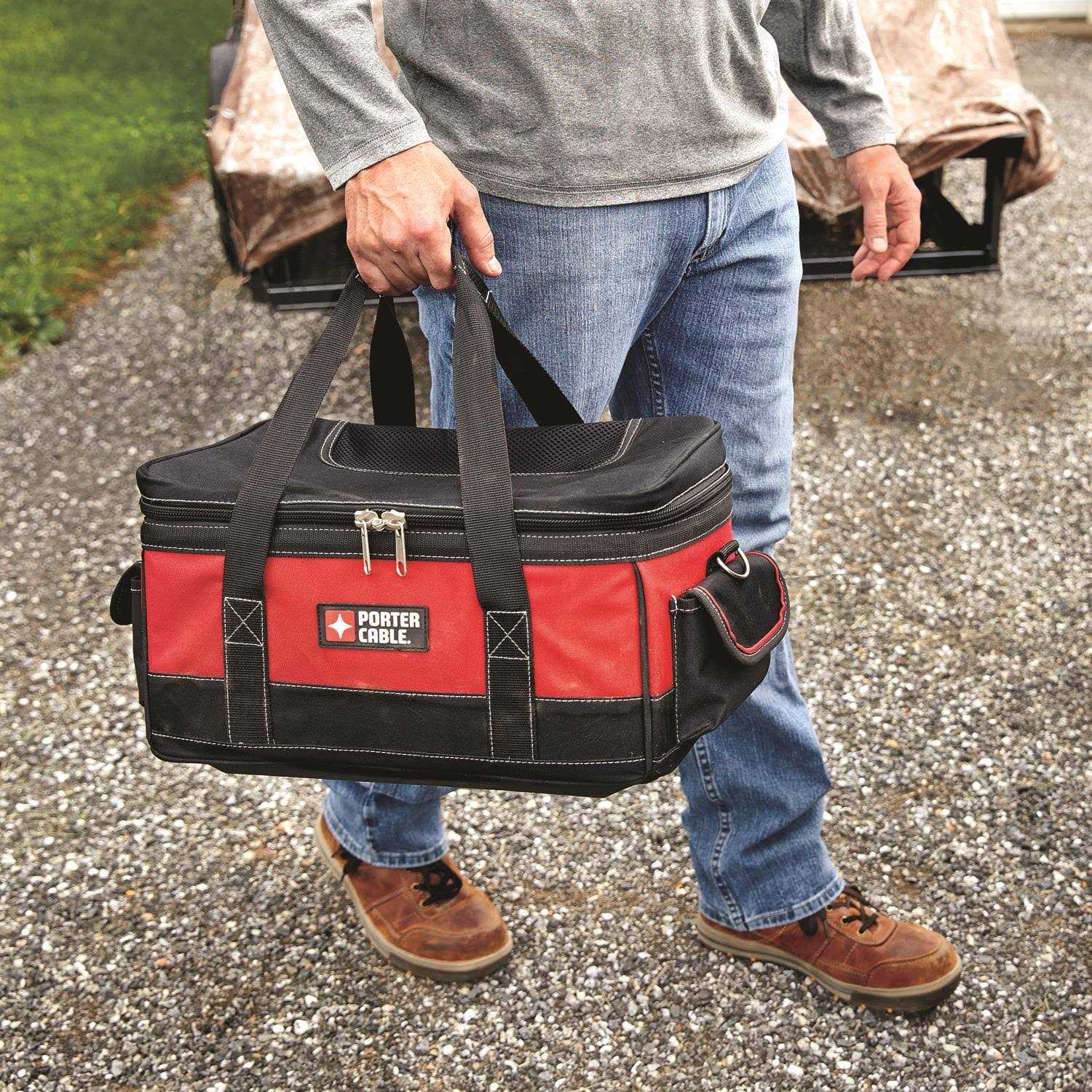 Porter Cable 20V Max Dual Port Charger Bag PCCB122C2 - Shop Hardware Tools Online Store