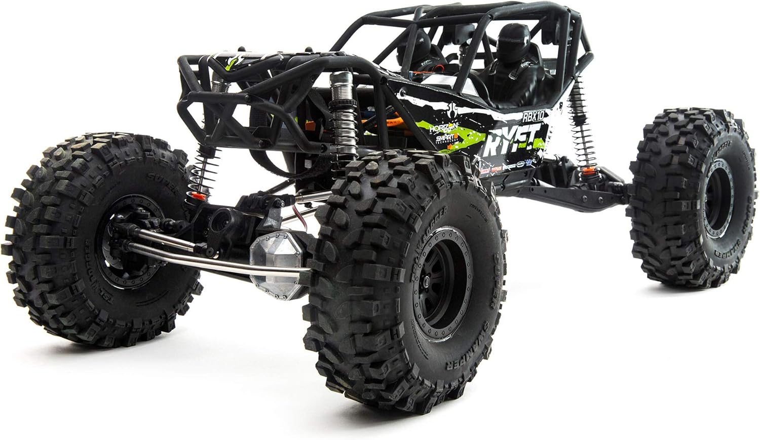 Axial RC Truck 1/10 RBX10 Ryft 4WD Brushless Rock Bouncer RTR (Battery and Charger Not Included), Black, AXI03005T2