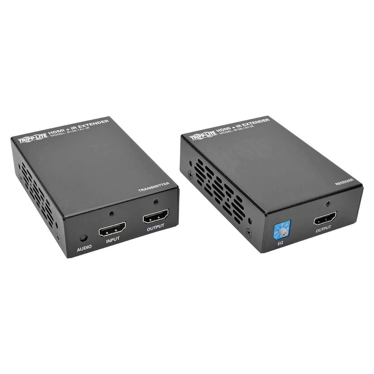 Tripp Lite HDMI + IR + Serial RS232 over Cat5 Cat6 Active Video Extender TAA GSA - A/V/Infrared/Serial Extender - 3 Mbps