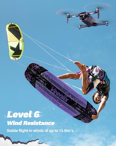 V11Air Drone with 6K Camera for Adults, 3-Axis Gimbal Drones with 4K/30fps Video, 10000ft FPV Transmission Professional Drone