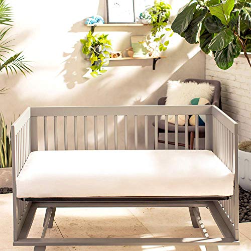 Naturepedic Organic Baby Crib Mattress - Lightweight Infant & Toddler Mattress - Waterproof Baby Bed Mattress for Crib
