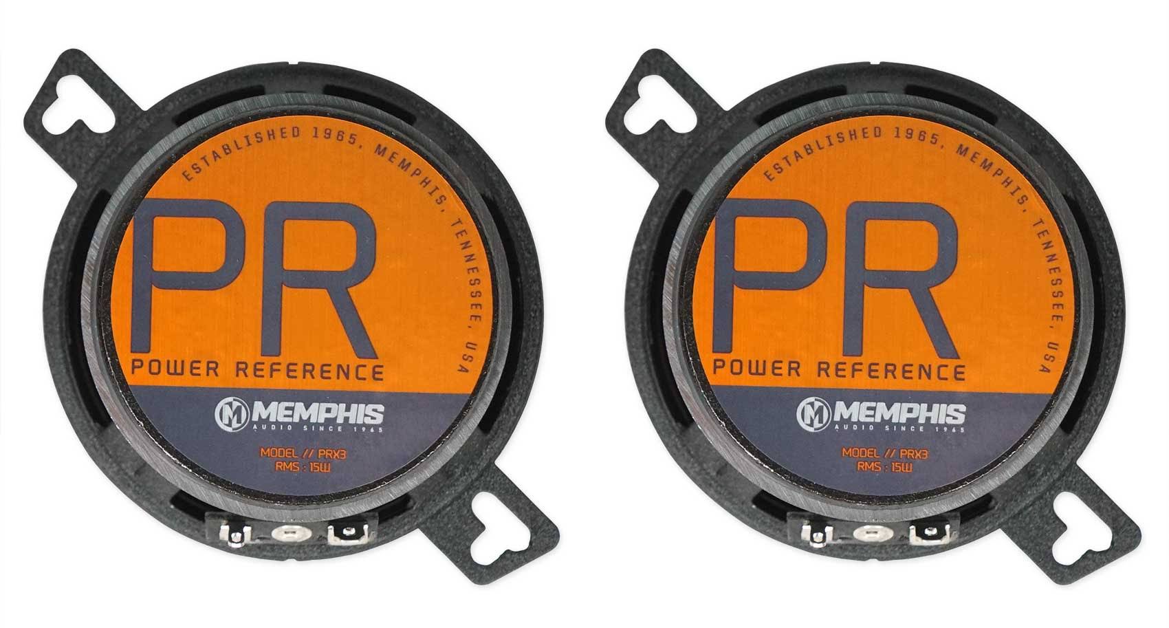Memphis Audio PRX3 Power Reference Series 3-1/2x22 2-Way Car Speakers