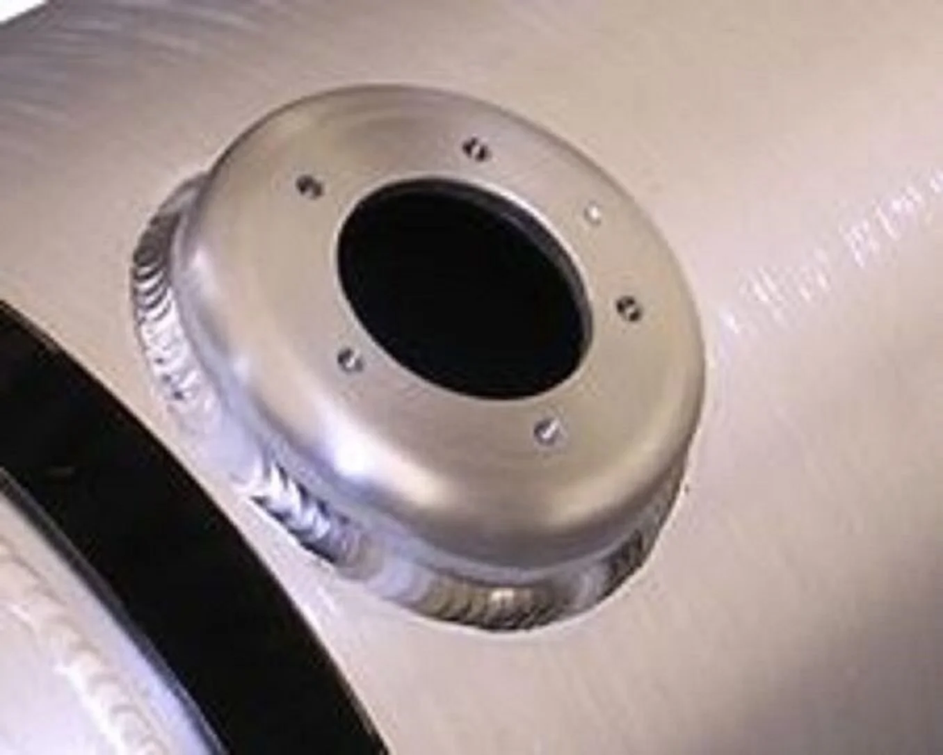 10x30 Center Fill Spun Aluminum Gas Tank - 10 Gallon 1/4 NPT
