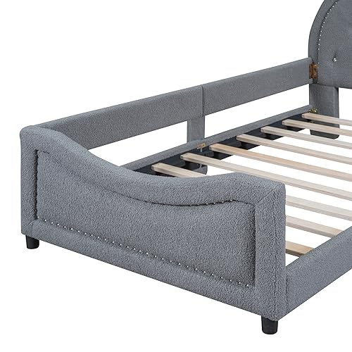 DNYN Queen Size Murphy Bed with Storage Drawer(Large) & Charging Station for Bedroom,Convertible Pinewood Wall Bedframe w/Stylish Cabinet Design