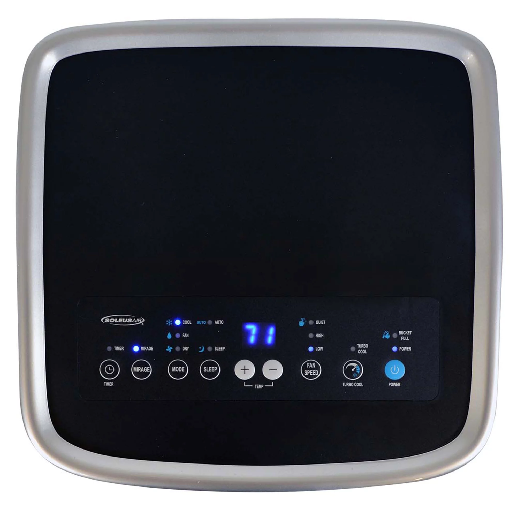 Soleus Air 10,000 BTU DOE Rated Portable Air Conditioner w/ Turbo Cool and MyTemp Remote Control
