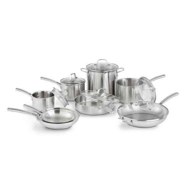 Calphalon Classic Stainless Steel 14-Piece Cookware Set