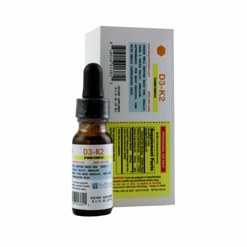 D3-K2 0.5 fl oz by Bio Protein Technology - Kansas Nuitrition - HNZSDS