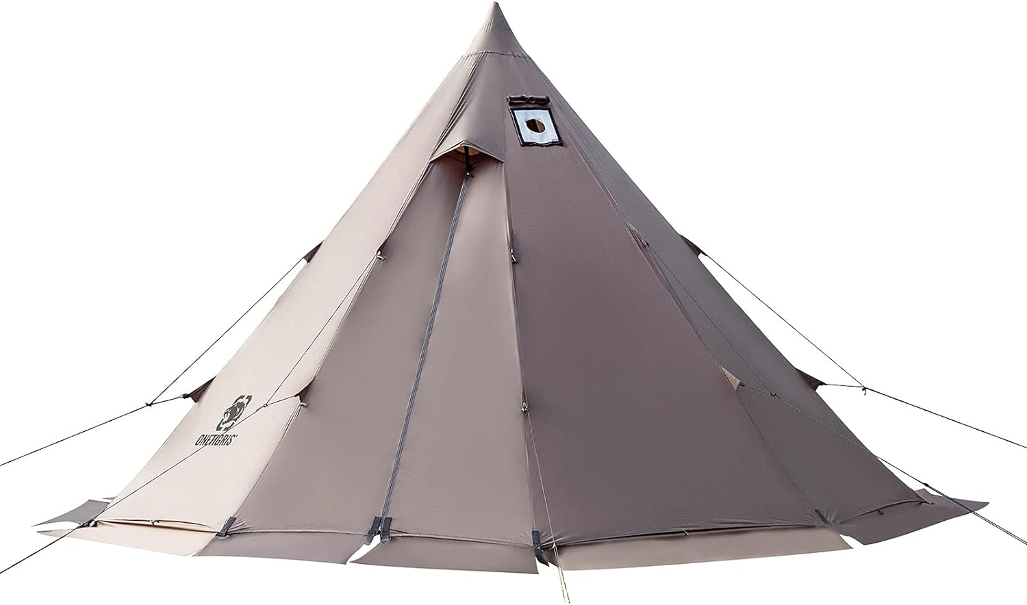 OneTigris Rock Fortress Hot Tent with Stove Jack Bushcraft Shelter, 4~6 Person