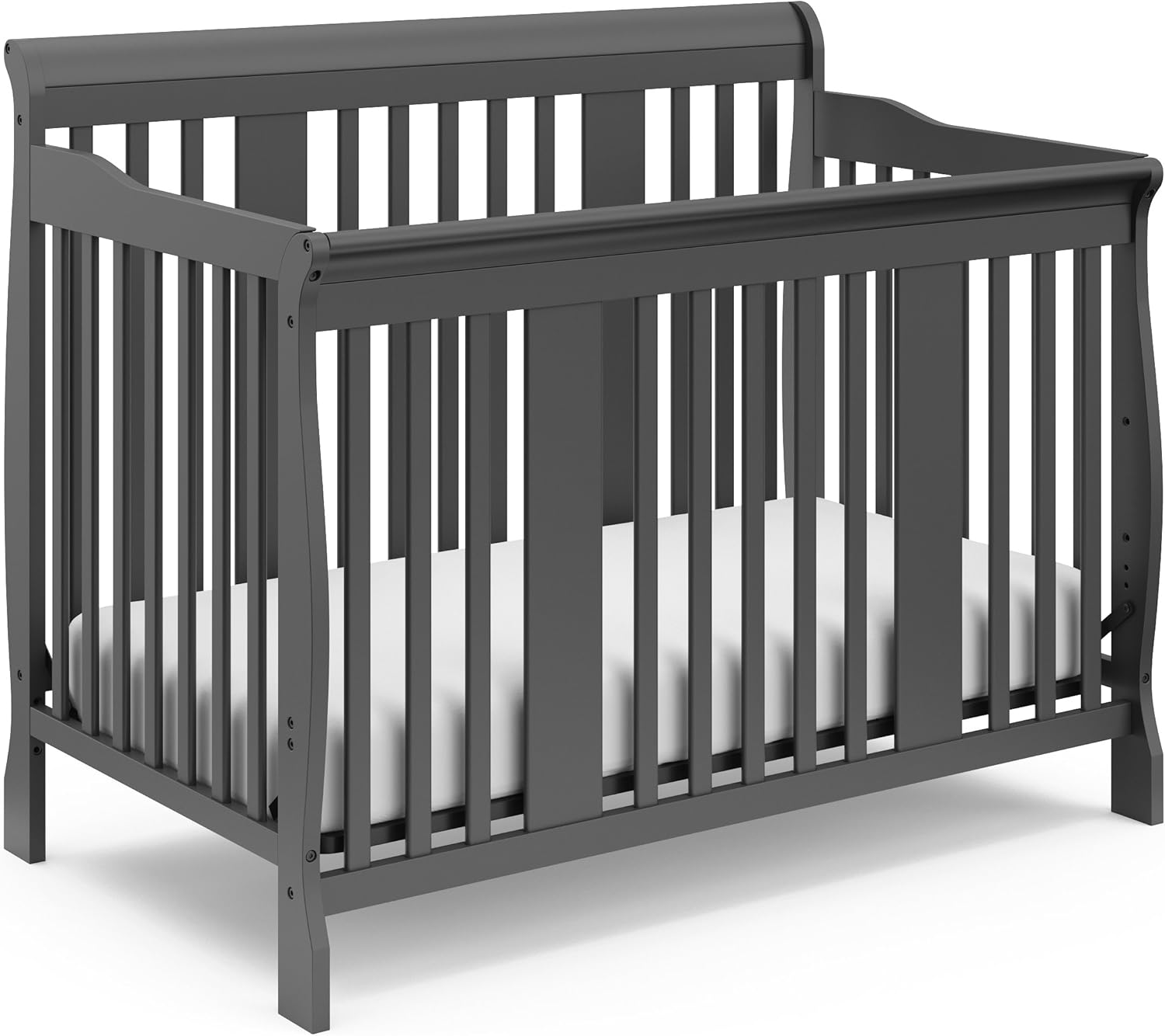 Storkcraft Tuscany 4-in-1 Convertible Crib, Espresso, Easily Converts to Toddler Bed, Day Bed or Full Bed