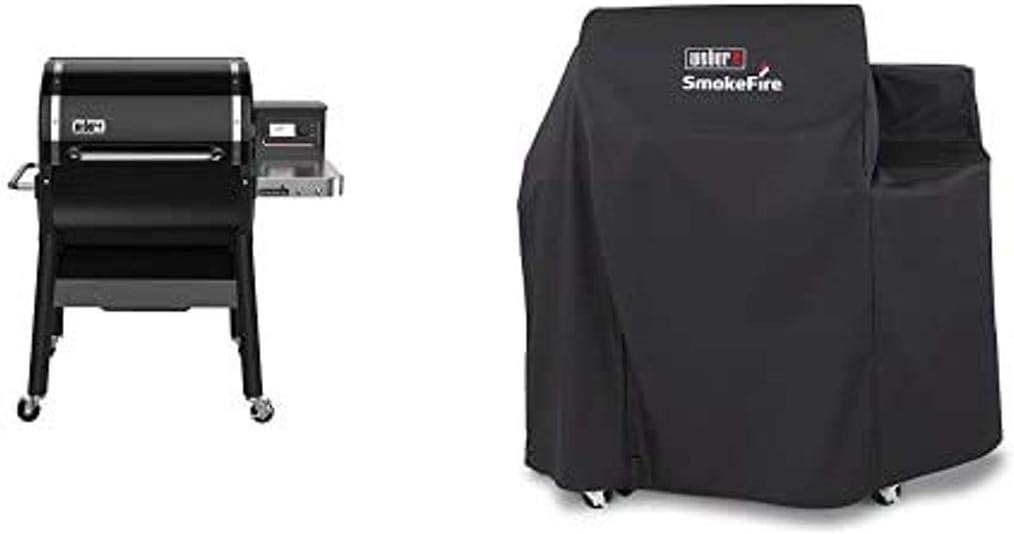 Weber SmokeFire EX4 Wood Fired Pellet Grill, Black, 2nd Generation