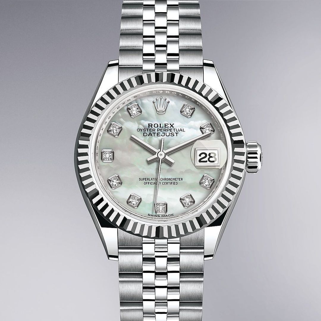 Womens Date Just Diamond Scale Multiple dial options 36mm