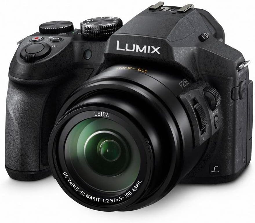 Panasonic LUMIX FZ300 Long Zoom Digital Camera Features 12.1 Megapixel, 1/2.3-Inch Sensor, 4K Video, WiFi, Splash & Dustproof Camera Body