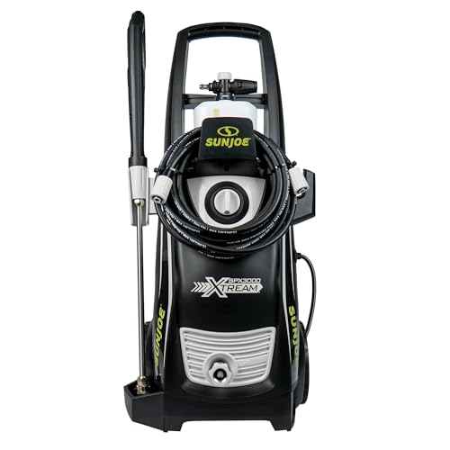 Sun Joe Electric Pressure Power Washer, 2030 PSI (PWMA Certified), 1.2 GPM, Dual Soap Tanks, (35-FT GFCI Water-Safe, Power Cord), SPX3000