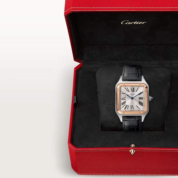 SANTOS-DUMONT Rose Gold Mix 46mm