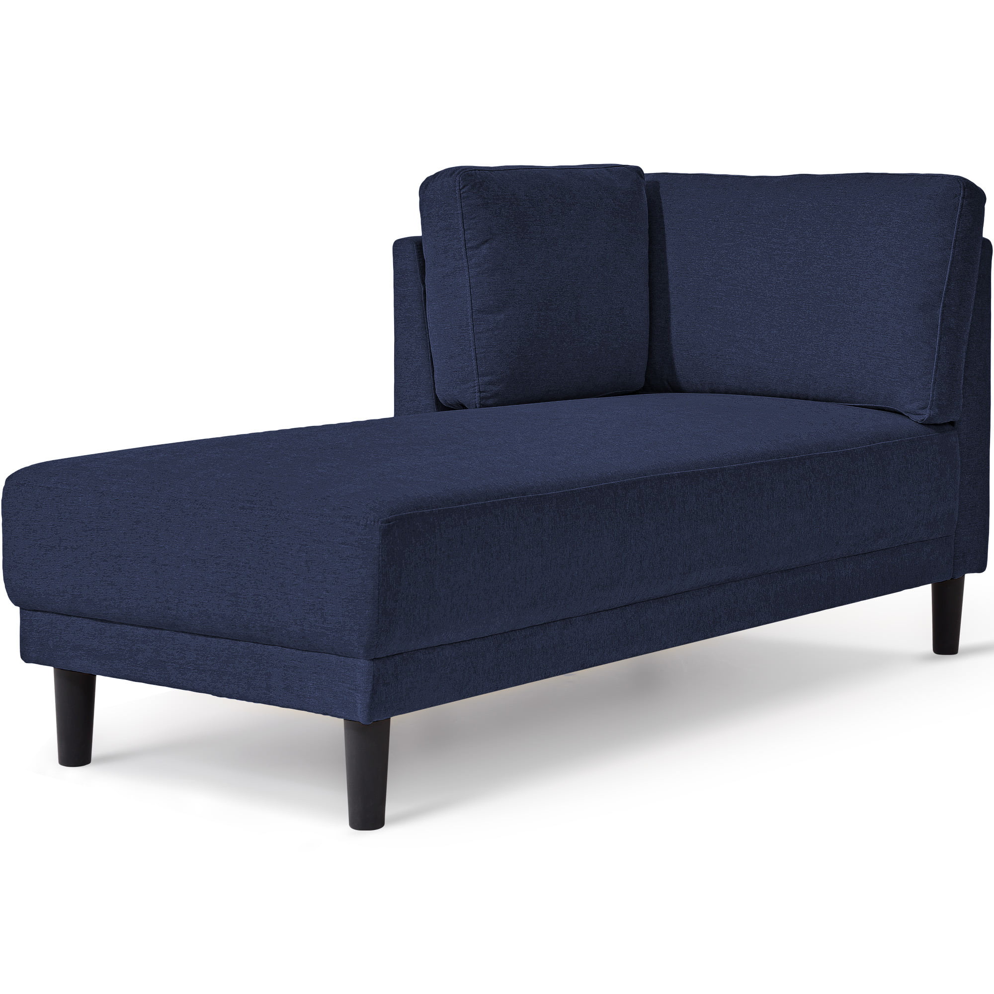 LANTRO JS 65" Mid Century Modern Fabric Corner Lounge Chair, Upholstered Indoor Chaise Lounge for Bedroom, Office