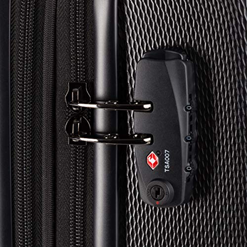 SwissGear 7272 Energie Expandable Hardside Luggage with Spinner Wheels and TSA Lock, Gunmetal, Carry-On 19-Inch