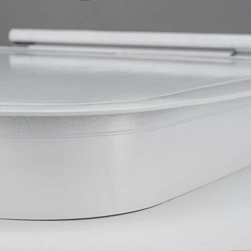 RecPro RV Baggage Door 12x22 Wide x 16x22 High with Rounded Corners for RVs| Compartment Storage Doors with Top Hinge for Camper
