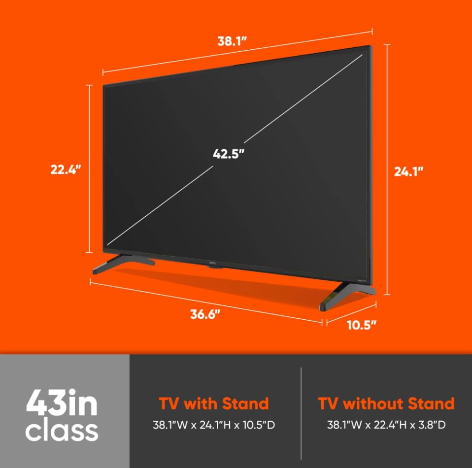 ONN 50-Inch Class 4K Ultra HD LED Smart TV HDR (2160p) Resolution, 60 Hz Refresh Rate, DLED Display, Wireless Streaming, 100012585 (Renewed)