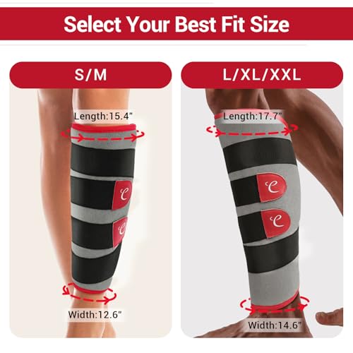 Comfytemp Leg Heating Pad for Pain Relief, FSA HSA Eligible Wearable Heating Pad for Legs and Calf, Birthday Gifts for Women/Men