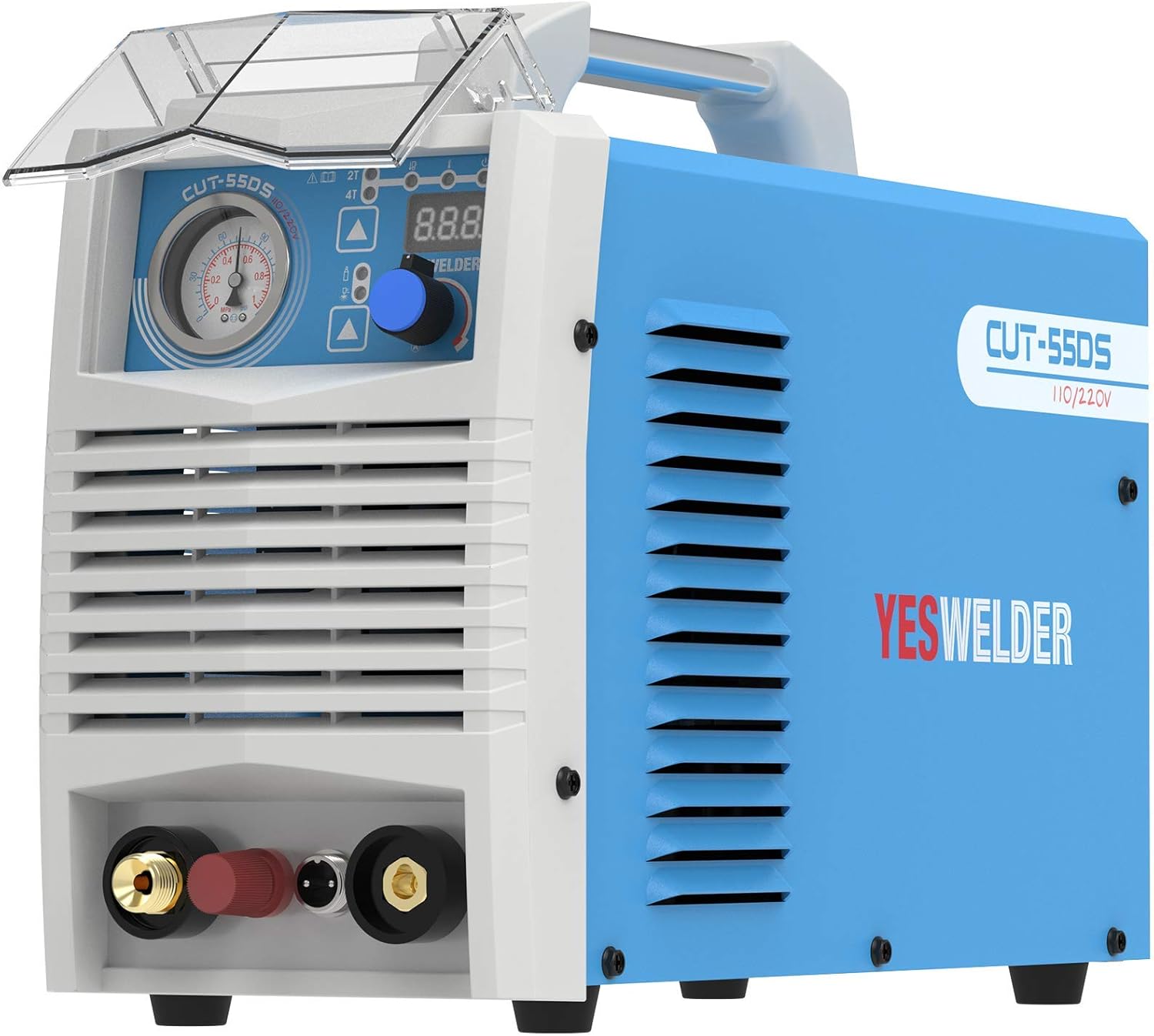 YESWELDER CUT-55DS 55Amp Non-Touch Pilot Arc Air Plasma Cutter 1/2 Inch Clean Cut