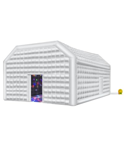 VEVOR Inflatable Nightclub, 26.2 x 19.7 x 13.1 Ft, Blow up Party Tent with Disco Lights & 1100W Blower, Large Inflatable Night Club Tent for Adults