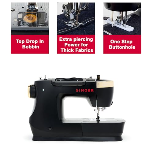 SINGER Heavy Duty 500 Classic Sewing Machine with Accessory Kit | Strong Motor with Enhanced Piercing Power, 23 Built-In Stitches, Full Metal frame