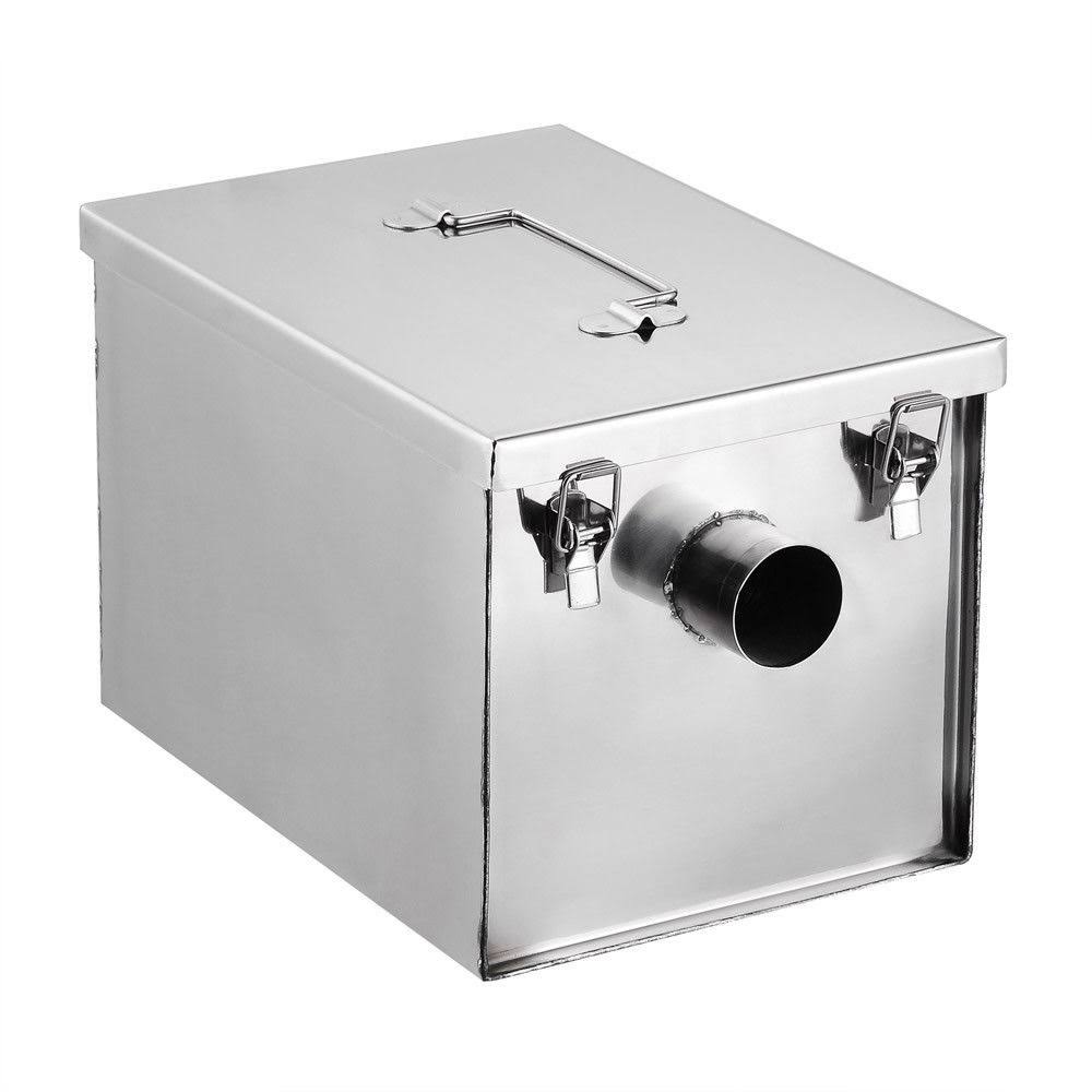 8lbs 5GPM Gallon per Minute Stainless Steel Grease Trap Interceptor